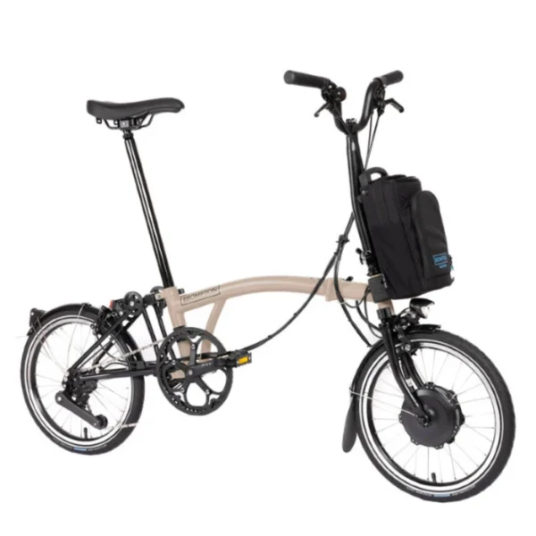 Vélo pliant électrique Brompton Electric C Line Urban - 4 vitesses - Guidon M – Image 3
