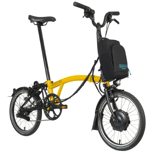 Vélo pliant électrique Brompton Electric C Line Urban - 4 vitesses - Guidon M – Image 7