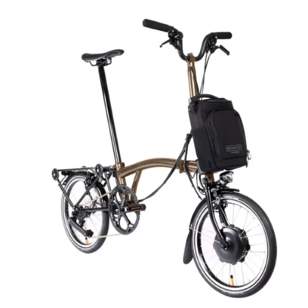 Vélo pliant électrique Brompton Electric P Line Explore - 12 vitesses - guidon H – Image 6