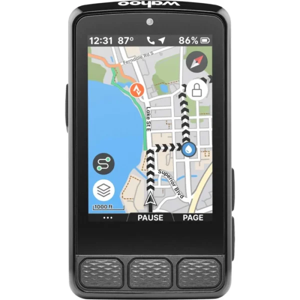 Wahoo Compteur Vélo GPS - ELEMNT ROAM 3 - noir